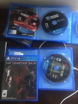 PS4 games 5$ each