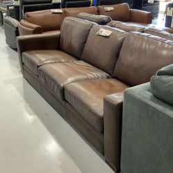 Luca Leather Sofa 