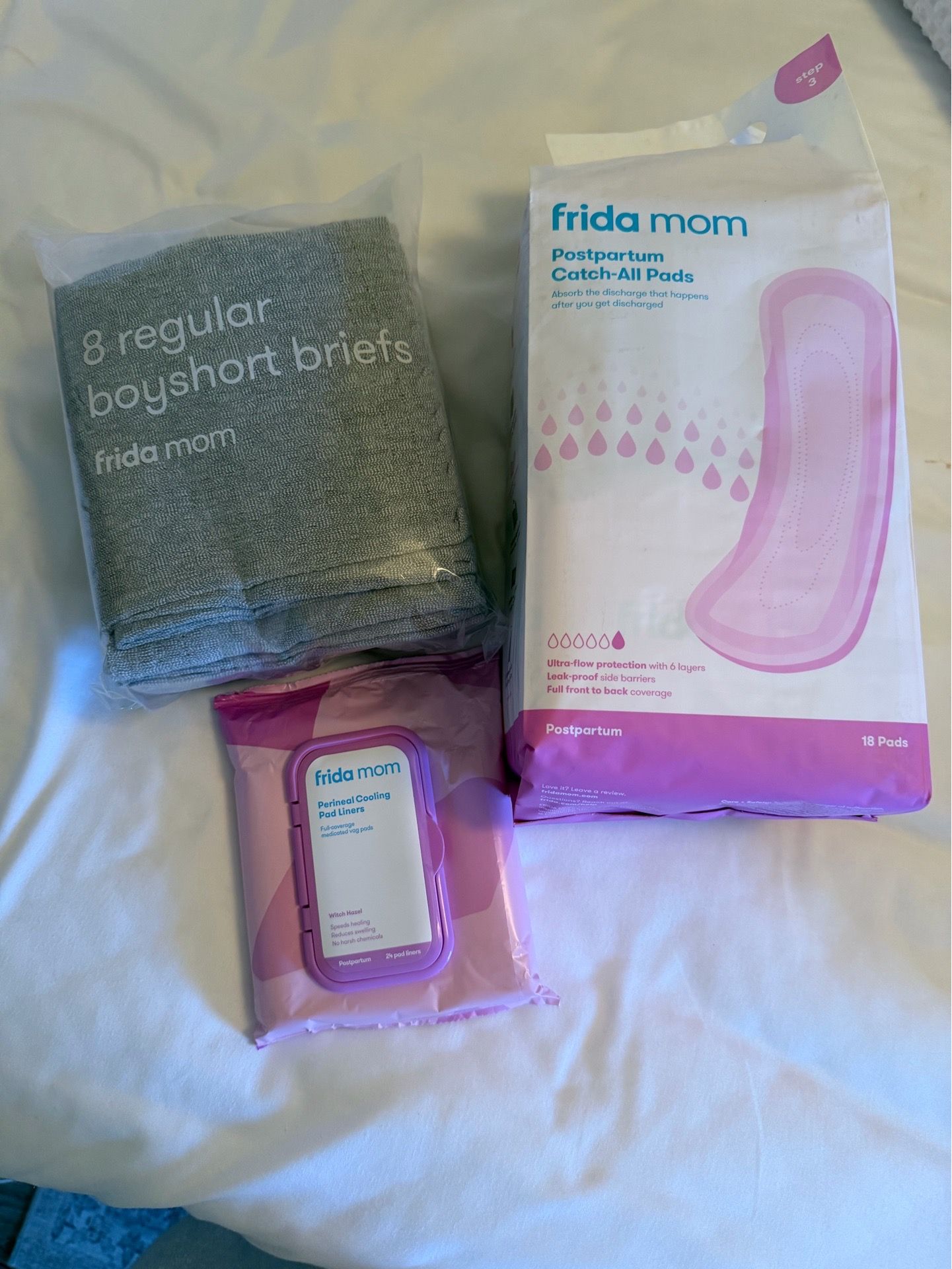 Frida postpartum essentials