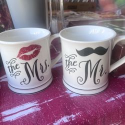 Mr Mrs Coffee Mug Set