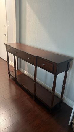 (FREE) Console Table with Drawers!