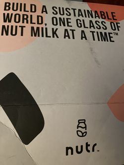 NUTR Machine Automatic Nut Milk Maker, Homemade Almond, Oat, Coconut, Soy, or Plant Based Milks and Non Dairy Beverages, Boil and Blend Single Serving Thumbnail