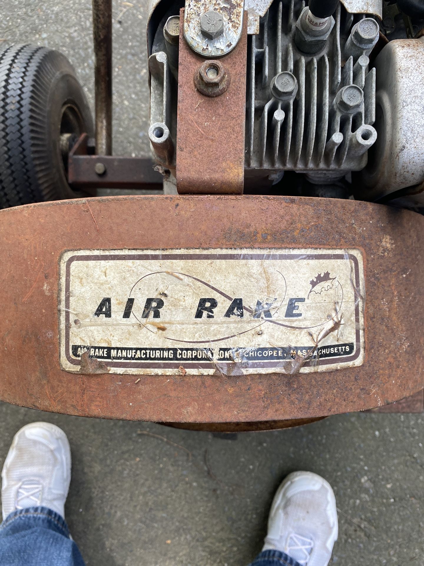 Air Rake Leaf Blower.