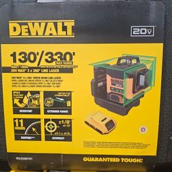 Dewalt  360 Degrees  Green Line Laser