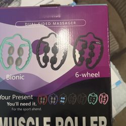 Brand new muscle roller massager (Manual)