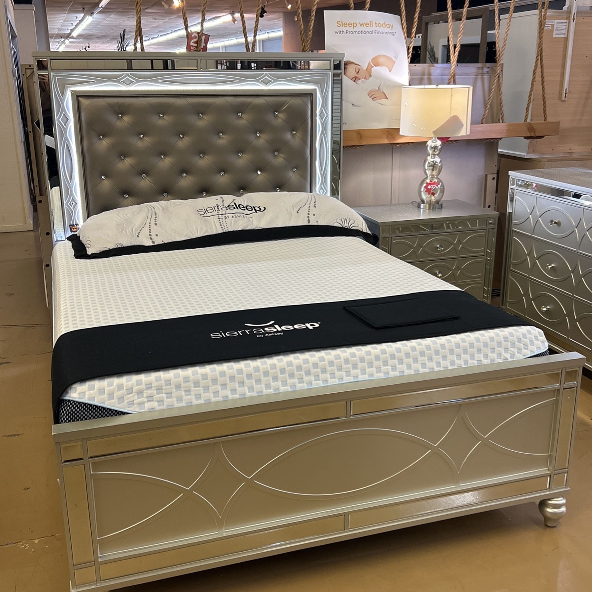 Queen Bed Frame (No Mattress Included)