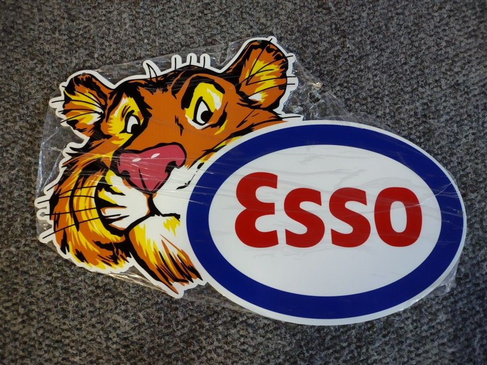 Xtra Heavy 14 Gauge USA Built Steel Esso Sign