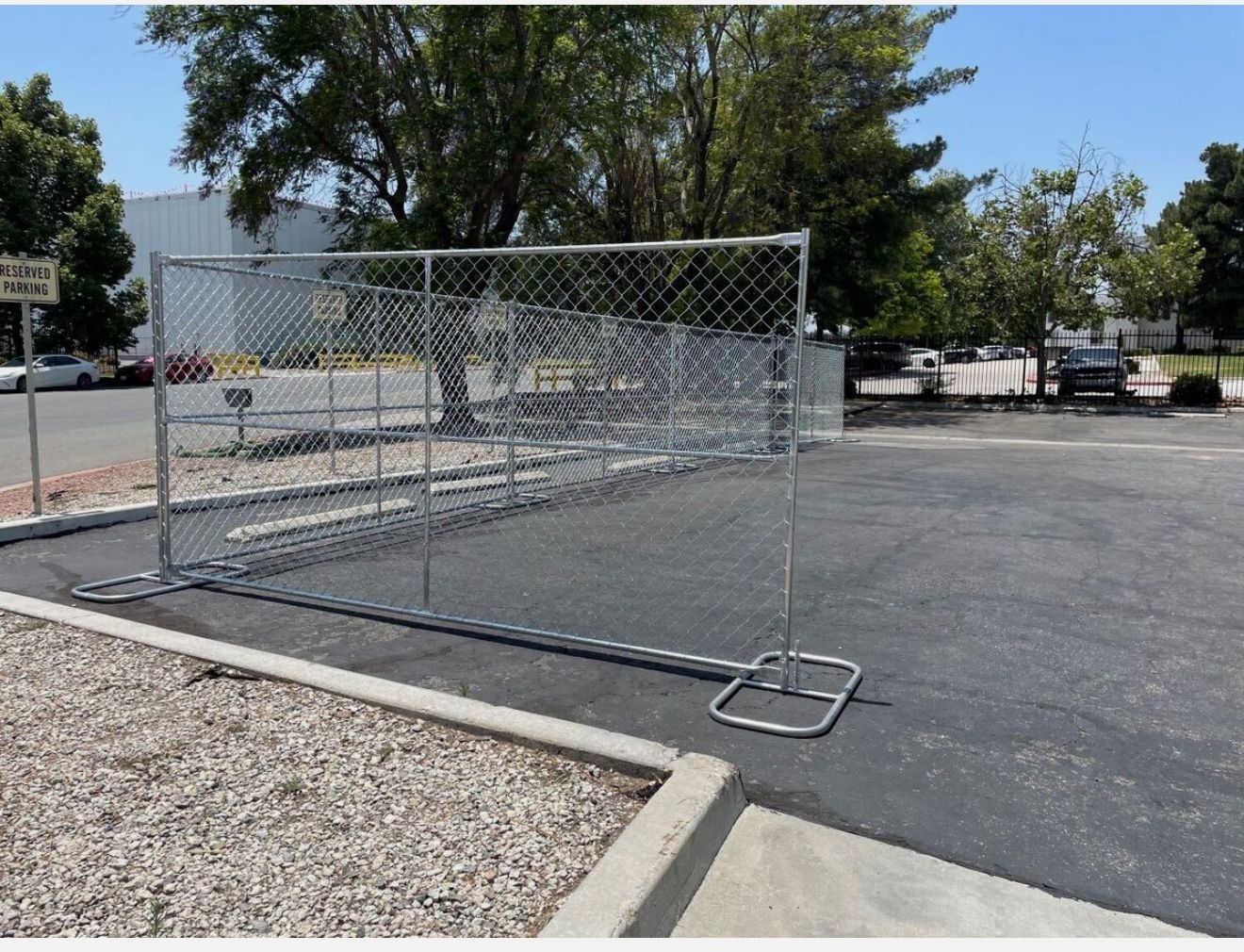 6 FEET, 6x12 CHAINLINK FENCE PANELS