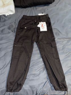 Black cargo pants