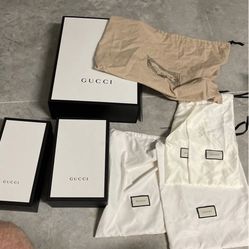 Gucci Boxes And Dust Bags