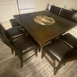 Dinner Table With Seats 