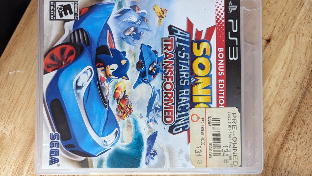 Playstation 3 Game --Sonic