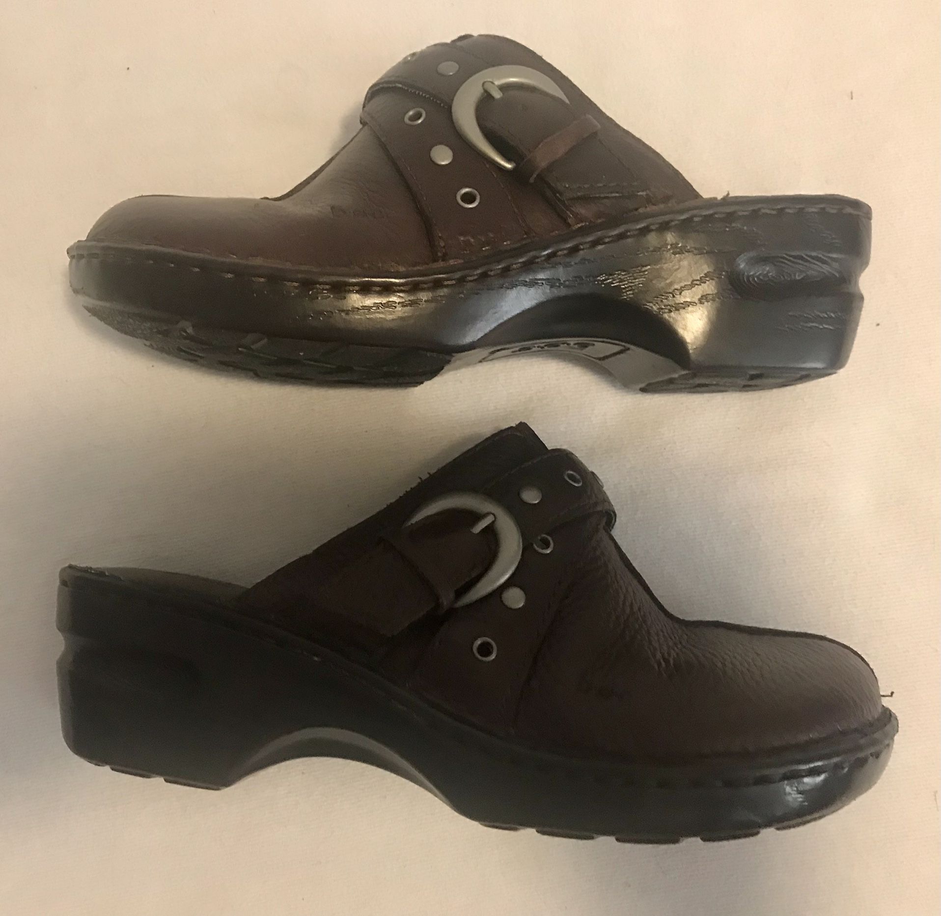 b.o.c. by Born, Brown Joseline Mules/Slides, Size: 8 US, EU 39, (M,/W), W/Straps