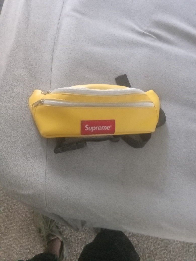 Leather Supreme Bag (Yellow)