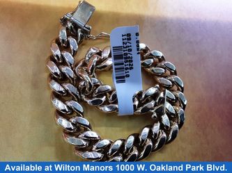 Cuban Link Bracelet - Yellow Gold 10k (.417) 12.5 grams 6 inch