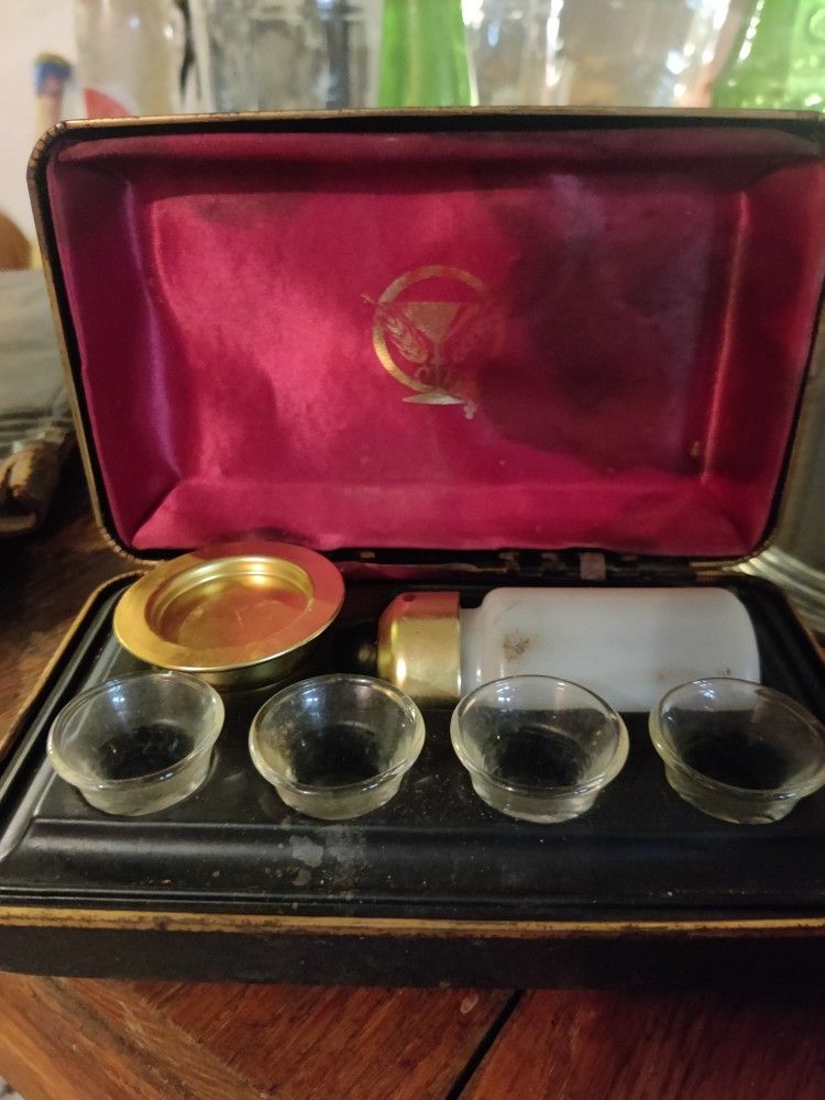 Vintage Travel Communion Set