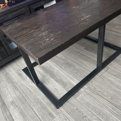 Coffee Table And End Table Dark Brown Wood