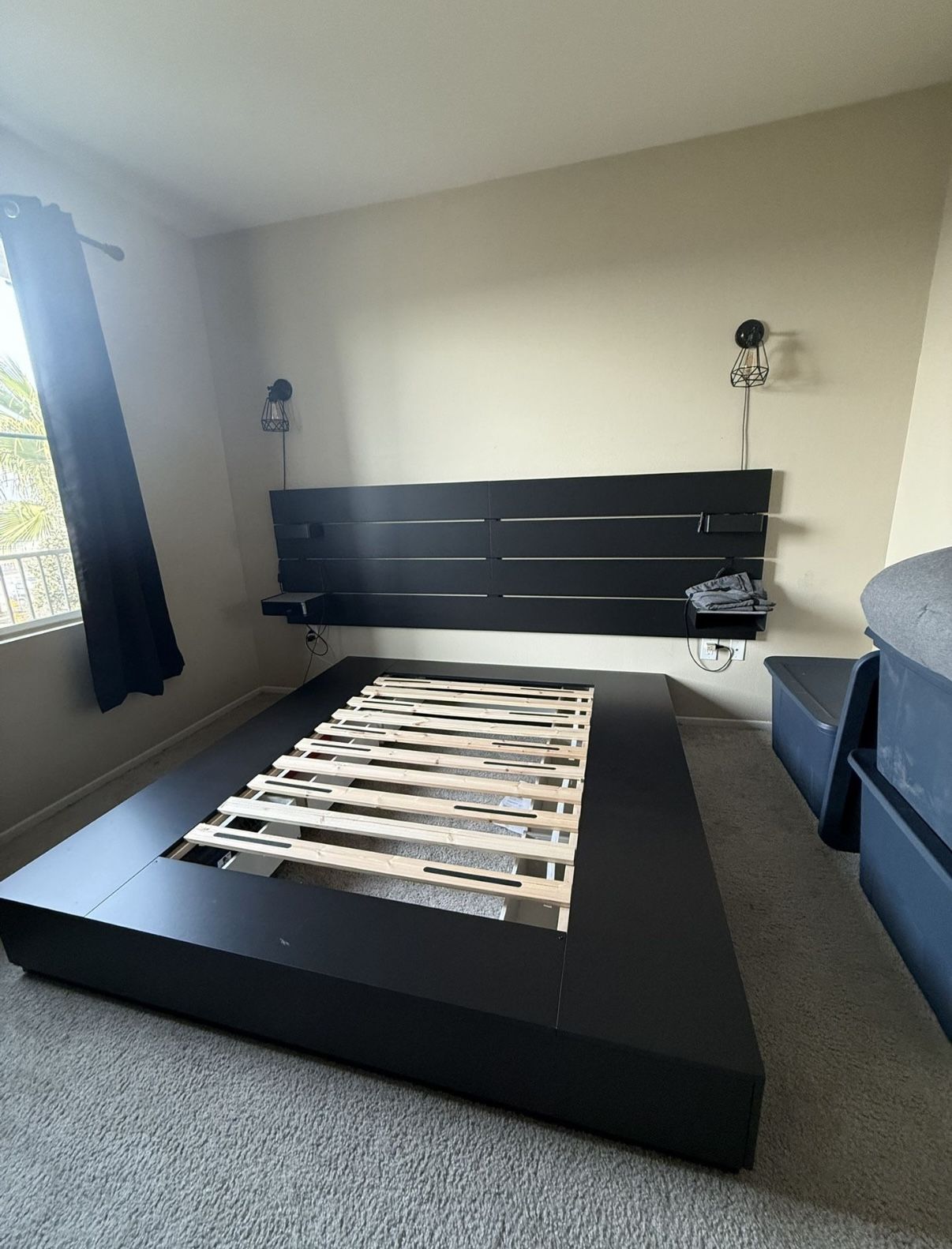 IKEA King Bed frame With Storage 
