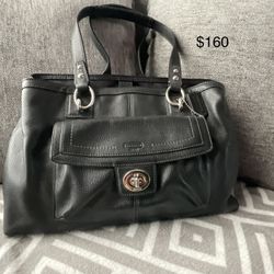 Coach Leather Shoulder Bag 