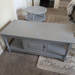TV Stand With Side Table