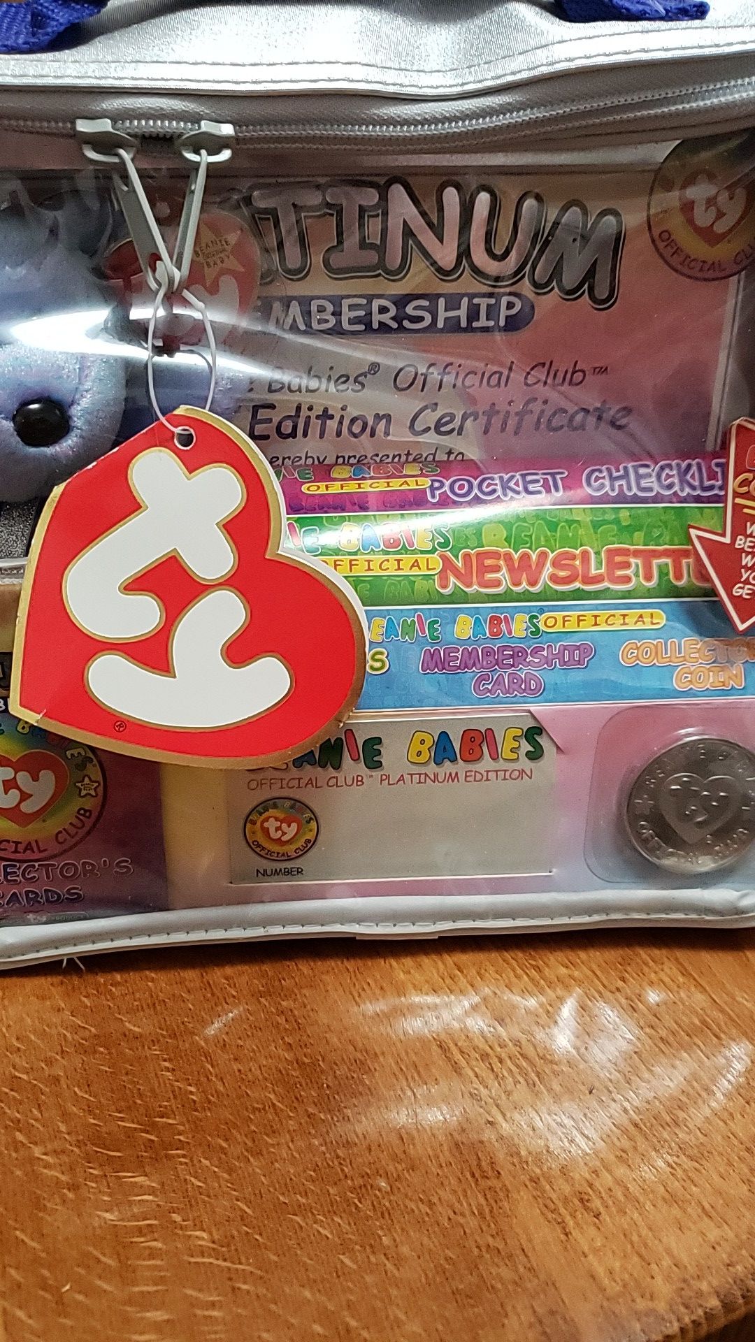 Rare TY Platinum Membership Kit never opened