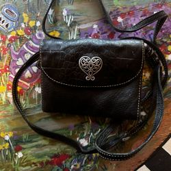 Brighton brown and black leather wallet