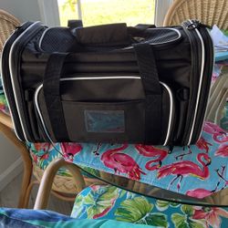 Dog Carrier, Black, - 19 “ Long, 11” High 27x27 Open 