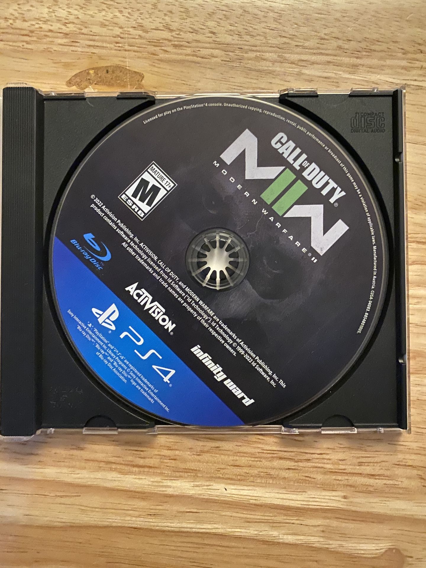 Call Of Duty Modern Warfare 2 Ps4