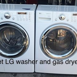 Set LG Washer And Gas Dryer