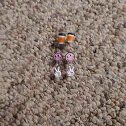 Three Piece Earrings