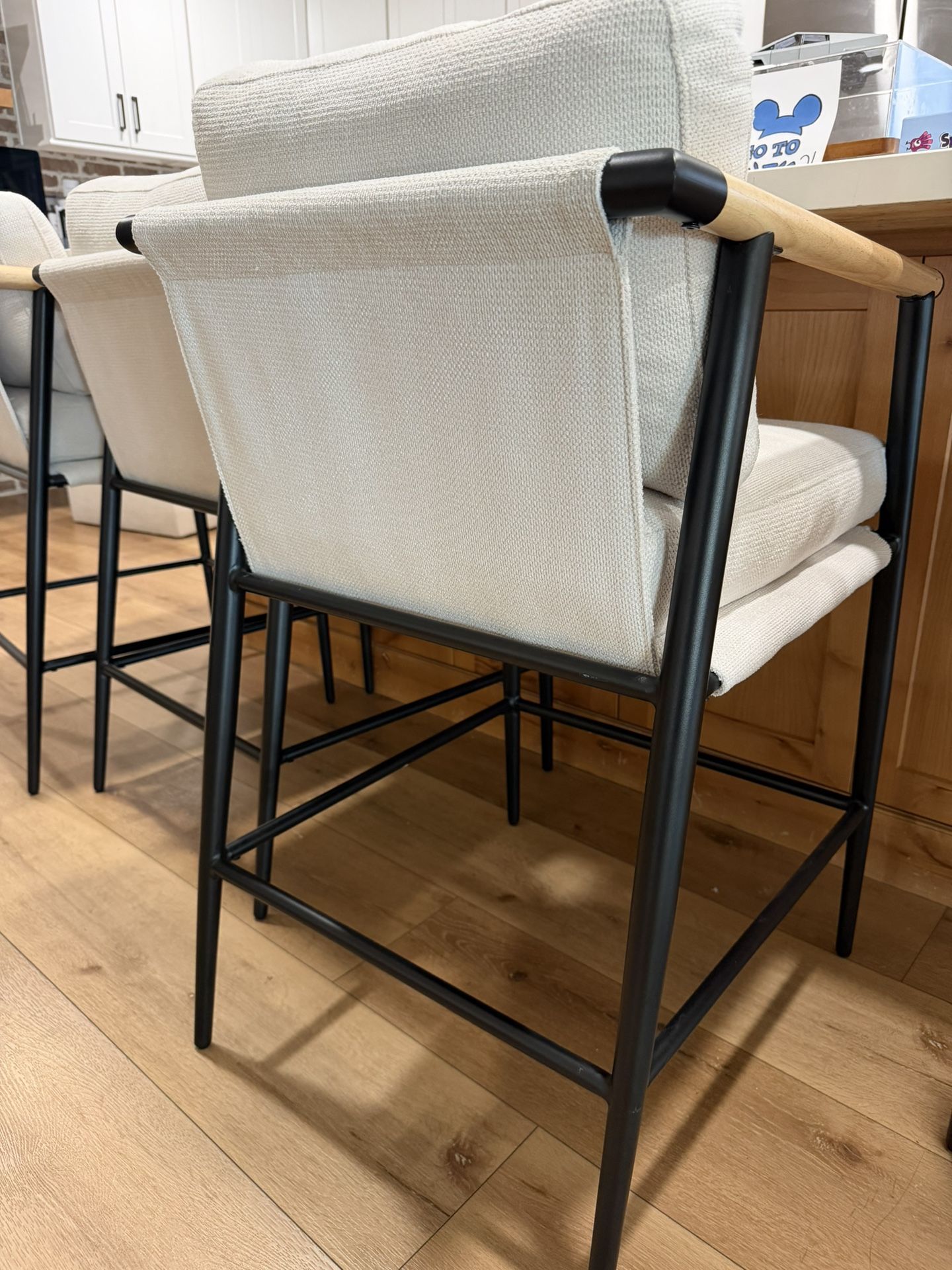 Modern Designer Counter Stools (Set of 4) – Like New! 
