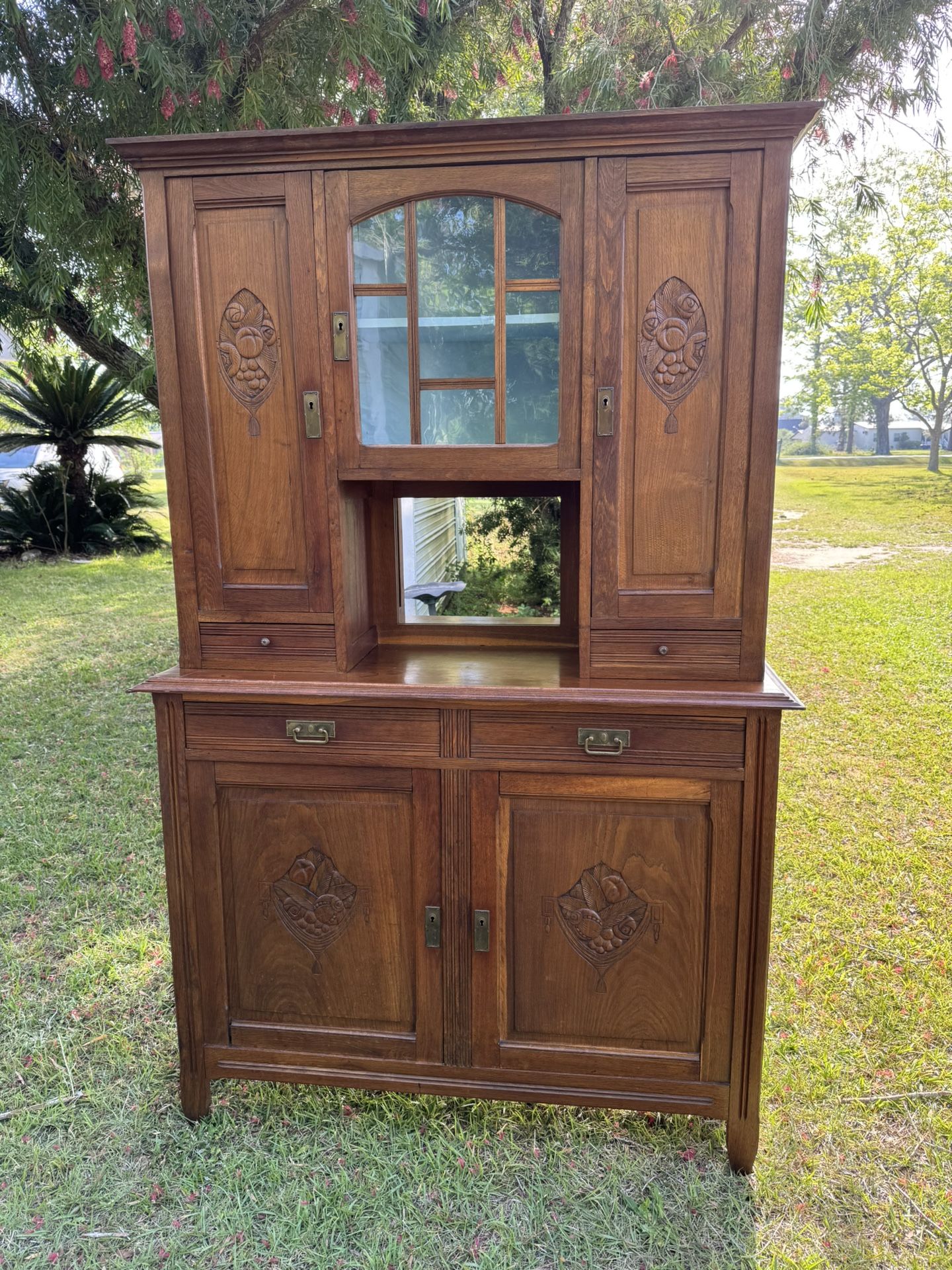 Antique Oak Cabinet