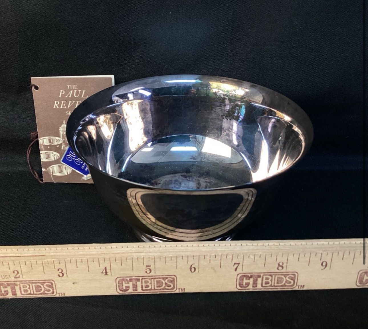 Vintage Webster-wilcox Silverplated Bowl Paul Revere Collection