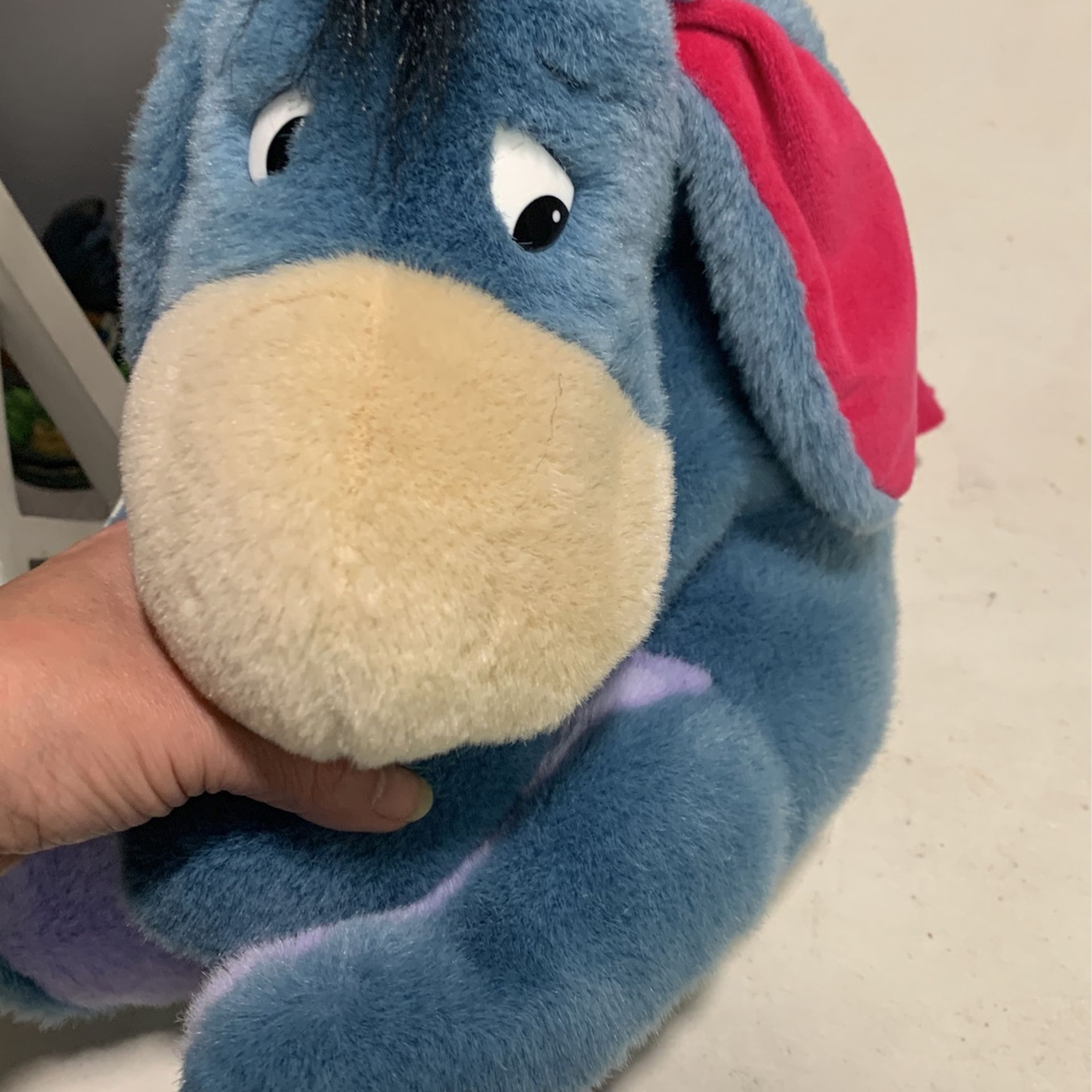 Eeyore Plush With Removable Tail