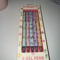 Hello Kitty Gel Pens 