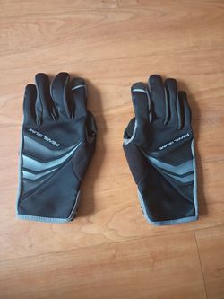 Reflective Bike Gloves with Padding.