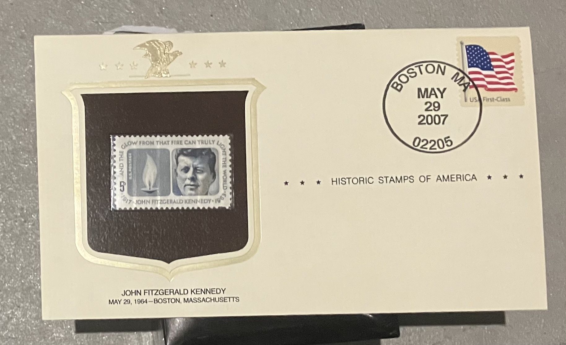 John F. Kennedy Historical Stamp of America