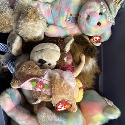 Box Full Of Beanie Babies 