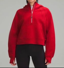 NWT- Size 6 - Women’s  Yoga Half Zip - College Crimson