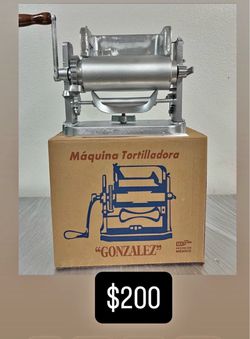 GONZALES MAKINA PARA TORTILLAS NUEVA