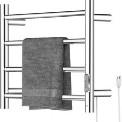 “New”4 Bar Chrome Heated Electric Towel Rack (retail$179)Warmer