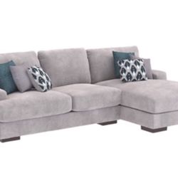 New Ashley Furniture Bardarson 2-Piece Sectional with Ottoman