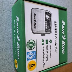 New Fresh Rainbird Esp-tm6 Sprinkler Timer Controller Clock