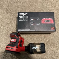 20v Random Orbital Sander & 2 2.0 AH Batteries With Charger