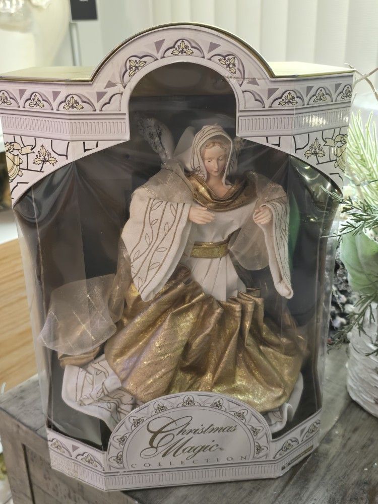 Christmas Magic Collection Angel Trendmasters Tree Topper 1997 Vintage (FF889)