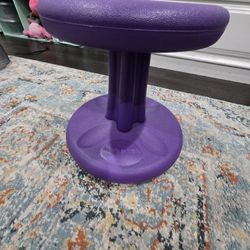 Kids Kore Antimicrobial Wobble Chair 12" Purple