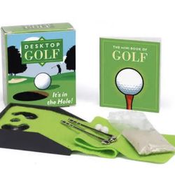 New Desktop Golf Book And Game