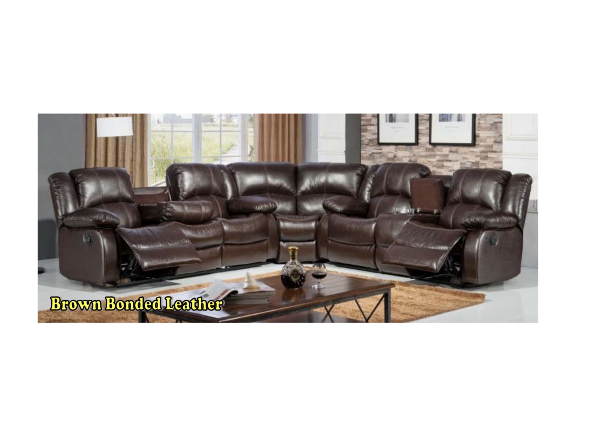 Sectional (Bonded Leather)