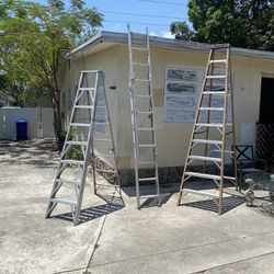 3 Ladders For Sale  -  Will Sell Separately 