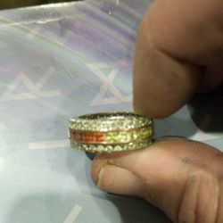 Ross Simon's eternity Ring Sterling silver 